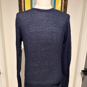 Rag & Bone Dark Blue Mens Crew Sweater NWT